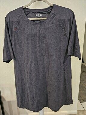 RHONE Men's Short-Sleeve Performance Tee — Gray XL NWT